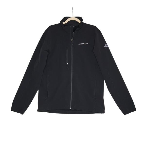 THE NORTH FACE Windwall Full Zip Jacket Men M Black Tandem/Life Everyday Travel - Picture 1 of 12